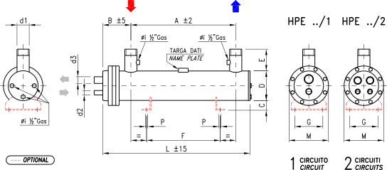 Parownik płaszczowo-rurowy typ HPE