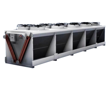 Przemysłowy dry-cooler podwójny Cabero typu V